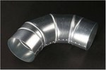 Elbow 90/250 galvanized