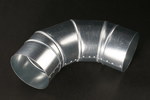 Elbow 90/355 galvanized