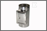 Chimney outlet DN 180/250 double-jacket - SDBWD180250