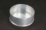 Cap 125 for Spiro pipe, galvanized