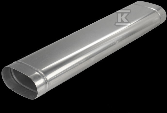 Rura kominowa 100/220, L=500 owal do - SJO0,8RP50010X22