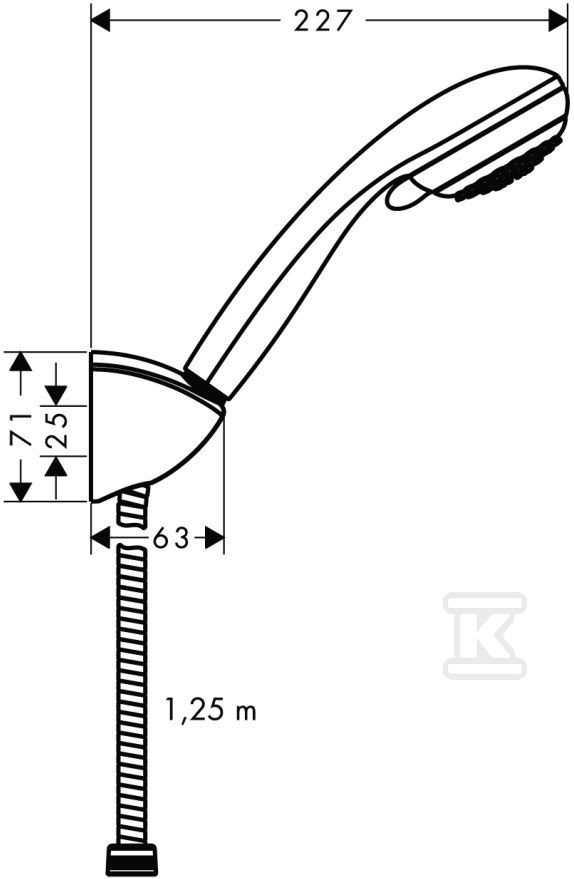 Hansgrohe Crometta 85 Vario / Porter'C - 27558000