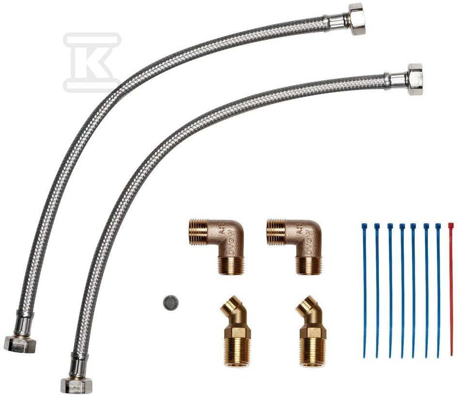 Zestaw rurek VDX do montażu w miejsce - 34120