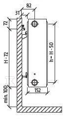 PURMO C33 550x600 radiator, heating - F063305506010300