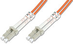 Fiber Optic Patch Cord LC/LC dplx MM 50/125 OM2 1.0m LS0H Orange