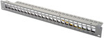 Prazan patch panel 19" 24k ključevi 1U siva (RAL 7035)