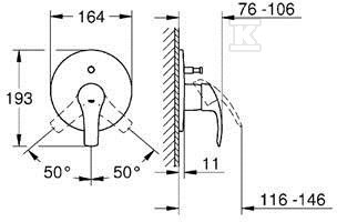 Eurosmart Jednouchwytowa bateria - 19450002