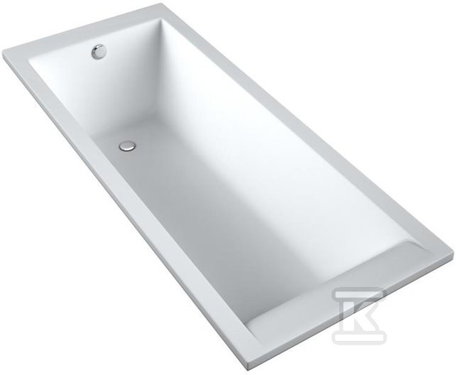 Rectangular bathtub 140x70x40.5 cm with - 15848230