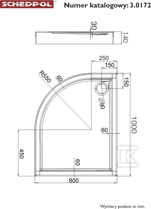 Stabilsound ® acrylic shower tray - 3.0172