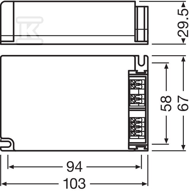 Accessories for OTI DALI LED modules - 4052899488168