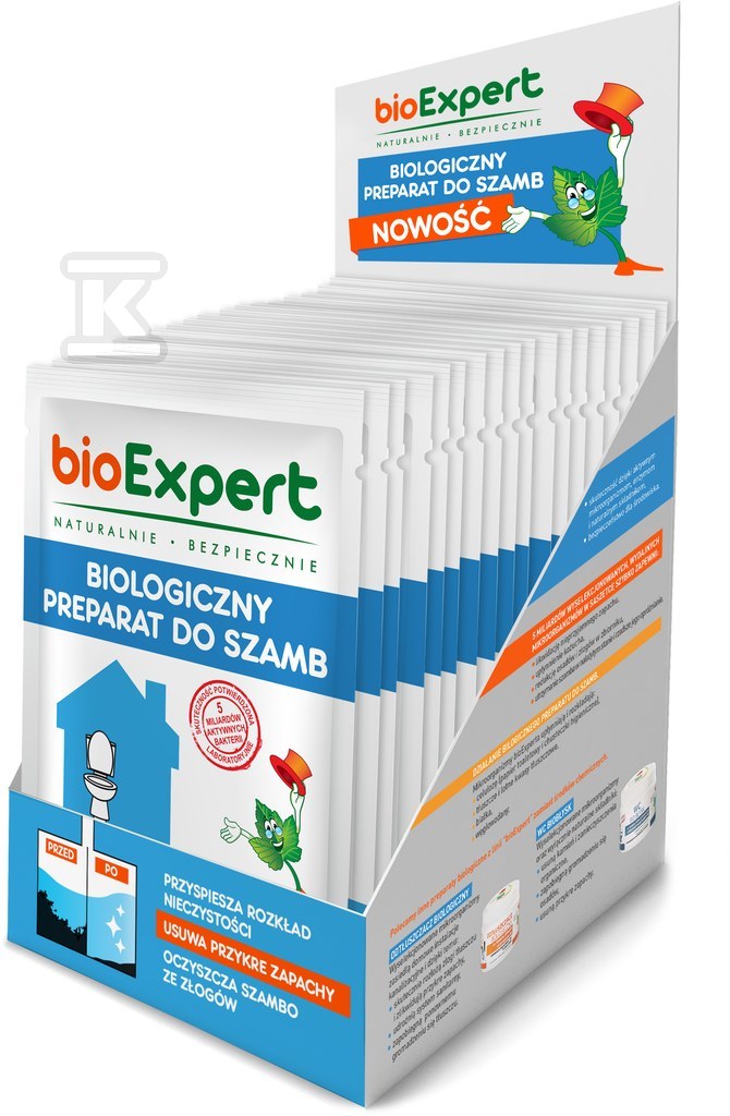 Preparat biologiczny do szamb, saszetka - D3-007-0025-01-PL