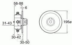 Sprint N - Concealed shower timer with - A5A2217C00