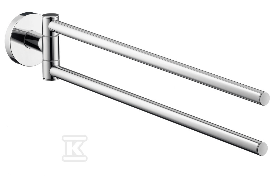 Рушникосушка Hansgrohe двоплеча - хром - 40512000