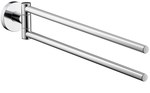 Рушникосушка Hansgrohe двоплеча - хром 40512000