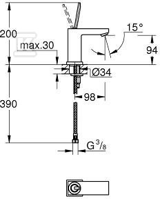 Grohe EuroCube Joy jednopáková - 23656000