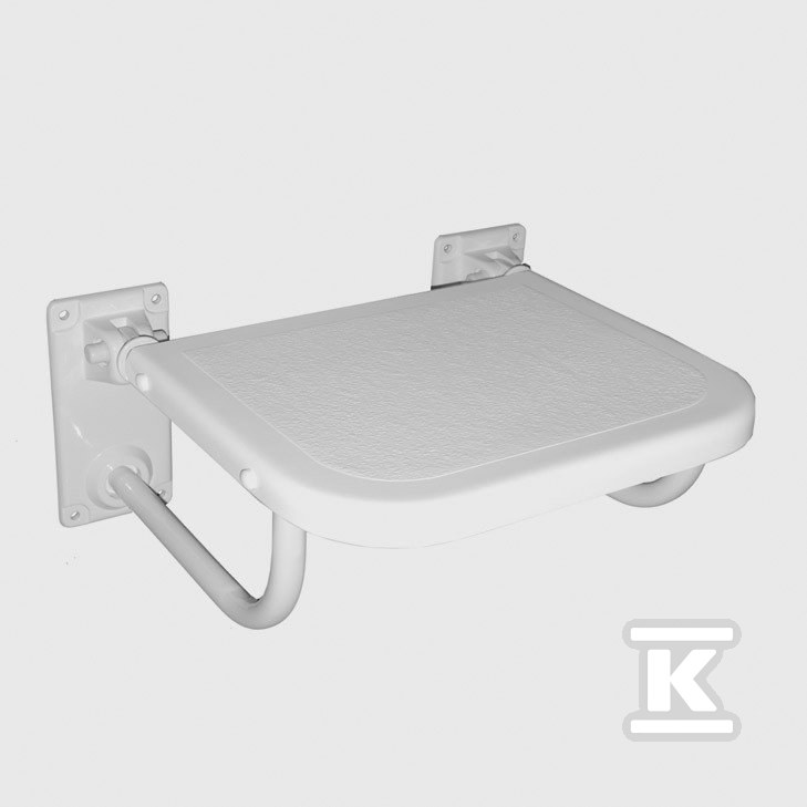 Shower seat, lifted, white ERGOPLUS - RK N