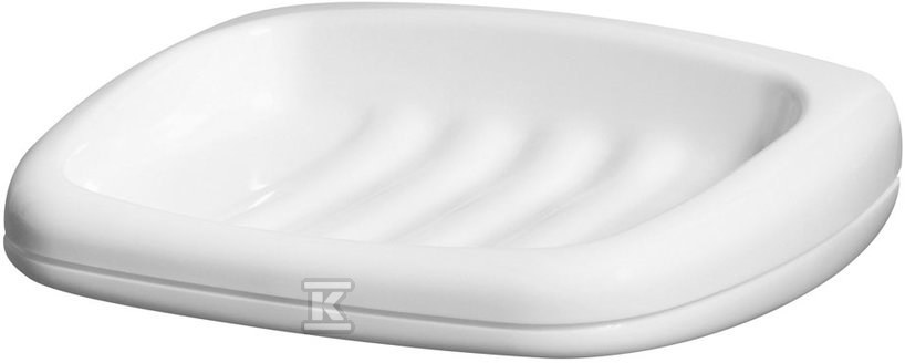 Oceanic white soap dish - 40542