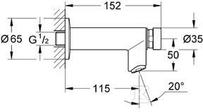 Euroeco Cosmopolitan T- self-closing - 36266000