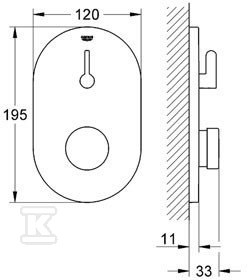 Samouzavírací sprchová baterie Grohe - 36321000