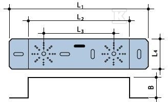 BENT BATTERY szerelőlap + 6 CSAVAR - 4044172