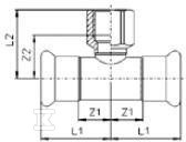 GW acél sprinkler póló - 22 Rp1/2" - 1511258003