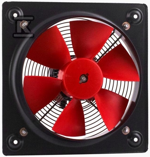 Ex Fan Unit Axial fan HCBT/4 EX ATEX 400/HA wall-mounted, explosion-proof version ...