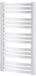 Bathroom radiator, central heating QUATRO-Q 595/812, heating power (75/65/20): 392W, spacing: 500mm, bottom connection (type 1.8), color: white RAL9016 mat, dimensions [mm]: H = 812, L = 101-106