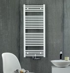 Ladder radiator ZEHNDER ABT-080-050-05/RAL9016 WHITE, central connection 50mm
