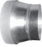 Symmetrical reducer DN200/160, female, for the intake / exhaust port