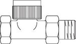 Zawór termostatyczny typoszeregu AQ, DN15, prosty, z funkcją automatycznego równoważenia, z nastawą wstępną