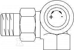 Valve series AV9 DN15 - 1/2, right - 1183473