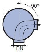 Kineta PP 600x150 przelotowa 90st. typ - 3012394