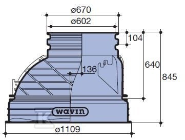 Tegra 1000 kužeľ 1000/600 - 3023807