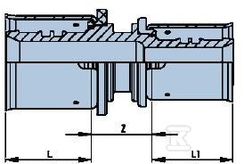 Reducer 50x32 PN10 Tigris M1 - 4032669