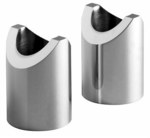 Набір SIRENA для кутового монтажу, для стінок ZONTA та SIRENA, 2 кутових кронштейна з шурупами та дюбелями, колір: хром