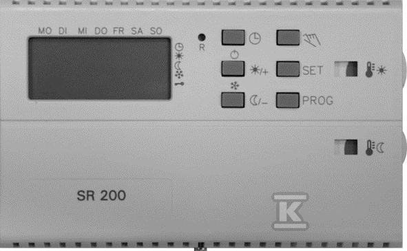 Termostat pomieszczeniowy z zegarem - 2744079