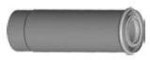 Mufa przesuwna DN60/100 biała wsuwany długość 235mm