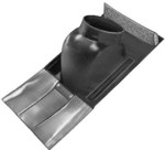 Płyta dachowa czarna DN100/60 x 125/80 o nachyleniu 25-45°