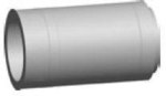 Przejście przez ścianę dla DN400/315, 500mm