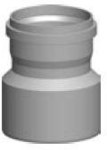 Redukcja DN200/160 z polipropylenu
