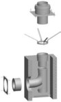 Zestaw do zabudowy w szachcie DN160/200