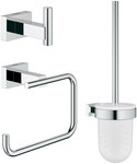 Essentials Cube 3 in 1 Bathroom Accessory Set