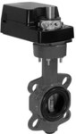 Wafer butterfly valve DN32/40 SYLAX-Uranie for DAx or DMx electric drive, disc: AISI316