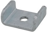 BIS STRUT, square U 10.5mm washer, with folded edges to prevent the rail from bending