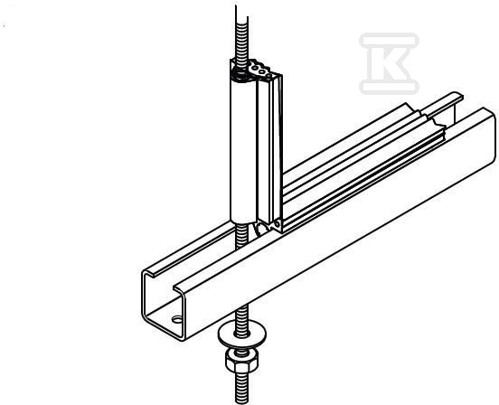 BIS EPDM profil pre koľajnice 30m - 6568041