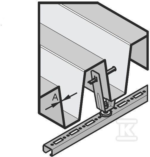 BIS VdS M10 trapézový vešiak - 6785010