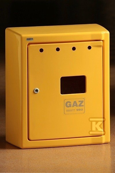 Gas meter housing G66/P BAARD yellow - B-66-1