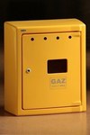 Gas meter housing G66/P BAARD yellow closed