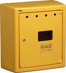 Gas meter housing G066/P BAARD yellow open