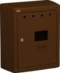 Gas meter housing G056/P BAARD brown open